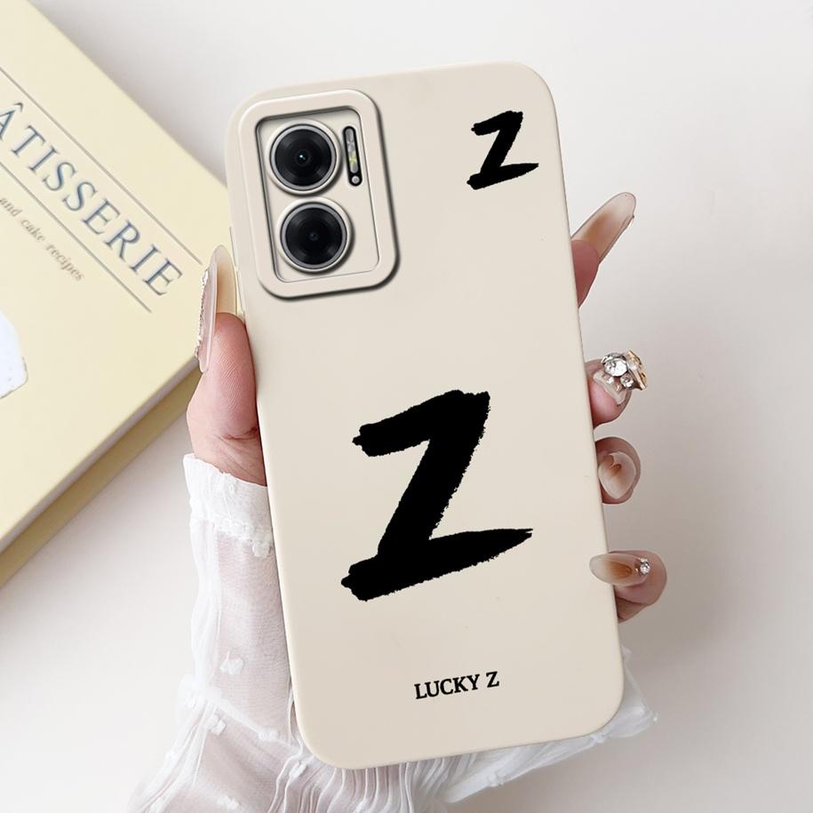 For Xiaomi Redmi 10 5G Case Cute Lucky Letters Silicone Phone Cases For Redmi Note 11E Redmi10 5G Funda 10 Prime Plus Soft Cover