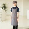Weixiu Förtjockad Tvättad Kanvas Köksförkläde