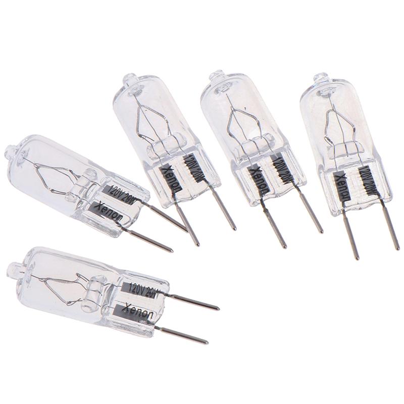 5Pcs G8 120V 20W Halogen Light Lighting Lamp Bulb Volt G8 Pin Halogen