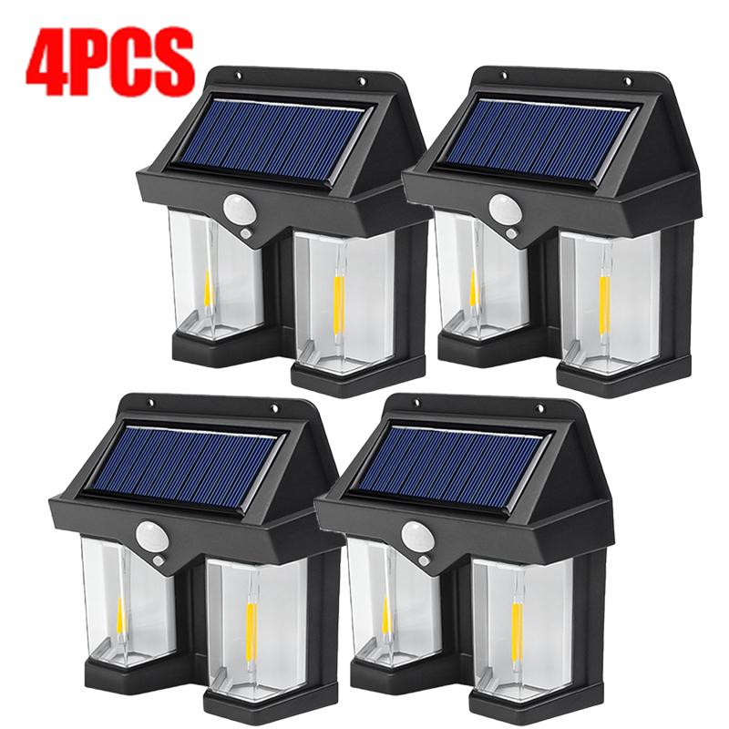 Solar Wolfram Nacht Lampe Intelligente Motion Sensor Wand Lampe 3 Beleuchtung Modi Wasserdichte Hof Garten Dekoration Laterne