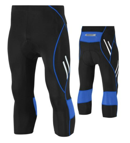 

Мужской быстросохнущий велосипедный костюм Shishi Paisiwang и тайтсы с возможностью нанесения логотипа – длина семь восьмых Asia XL = Europe/US M синий