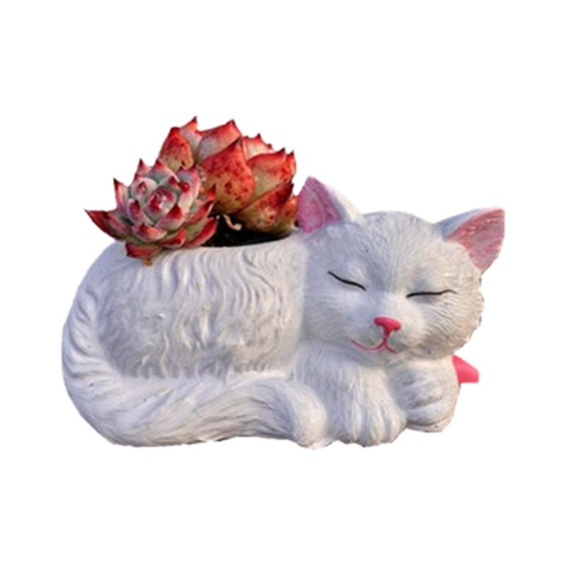 Succulents Flower Pot Resin Silicone Mold Suitable for Diy Garden Concrete Flower Pot Candle Holder Crafts Home Decor