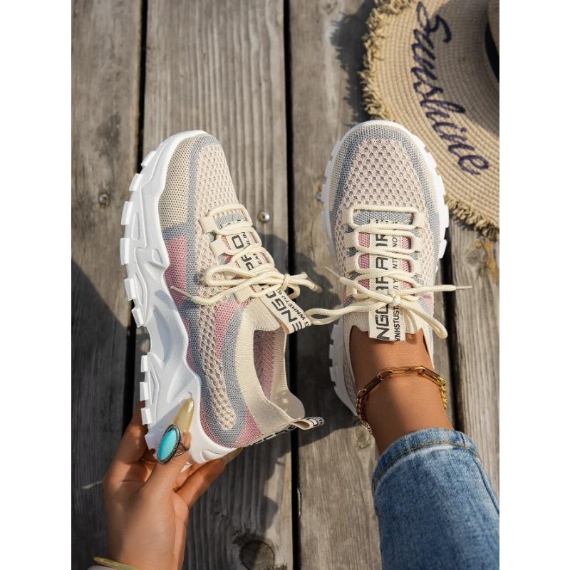 

Women Shoes Summer 2025 New Four Seasons Versatile Thin Breathable Casual Shoes Large Fashion Sneakers Women Zapatos De Mujer 43