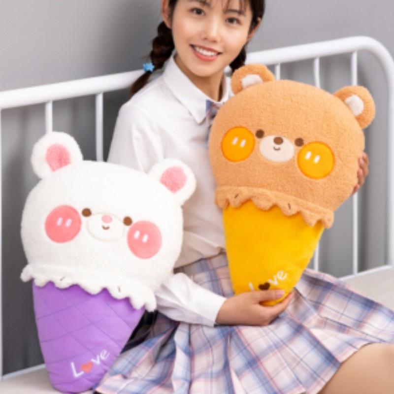 Sweet Dream Ice Cream Plush Pillow For Girls
