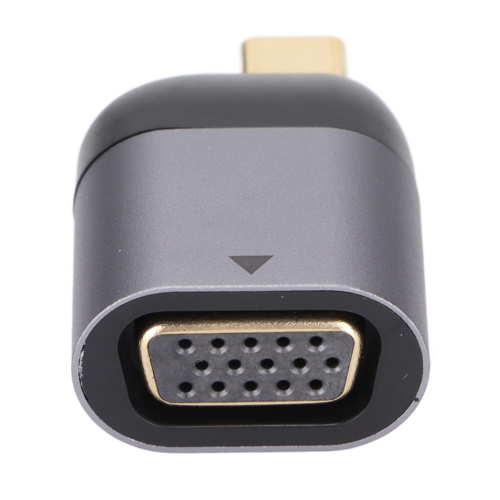 USB C auf VGA Adapter 8K bei 60HZ USB Typ C auf VGA Stecker auf Buchse Konverter Unterstützung für Windows für Android