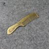THANKSGIVING gift brass copper Buddha hand lotus Fine-tooth Hairdressing Combs Tangled Straight Hair Comb Care Styling Tool