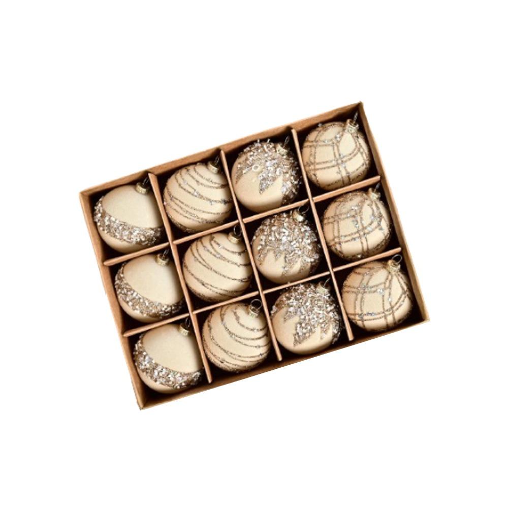 

Блестящий бархатный рождественский шар-подвеска 6 см Рождественские украшения для подвешивания на елку Сувениры для вечеринки