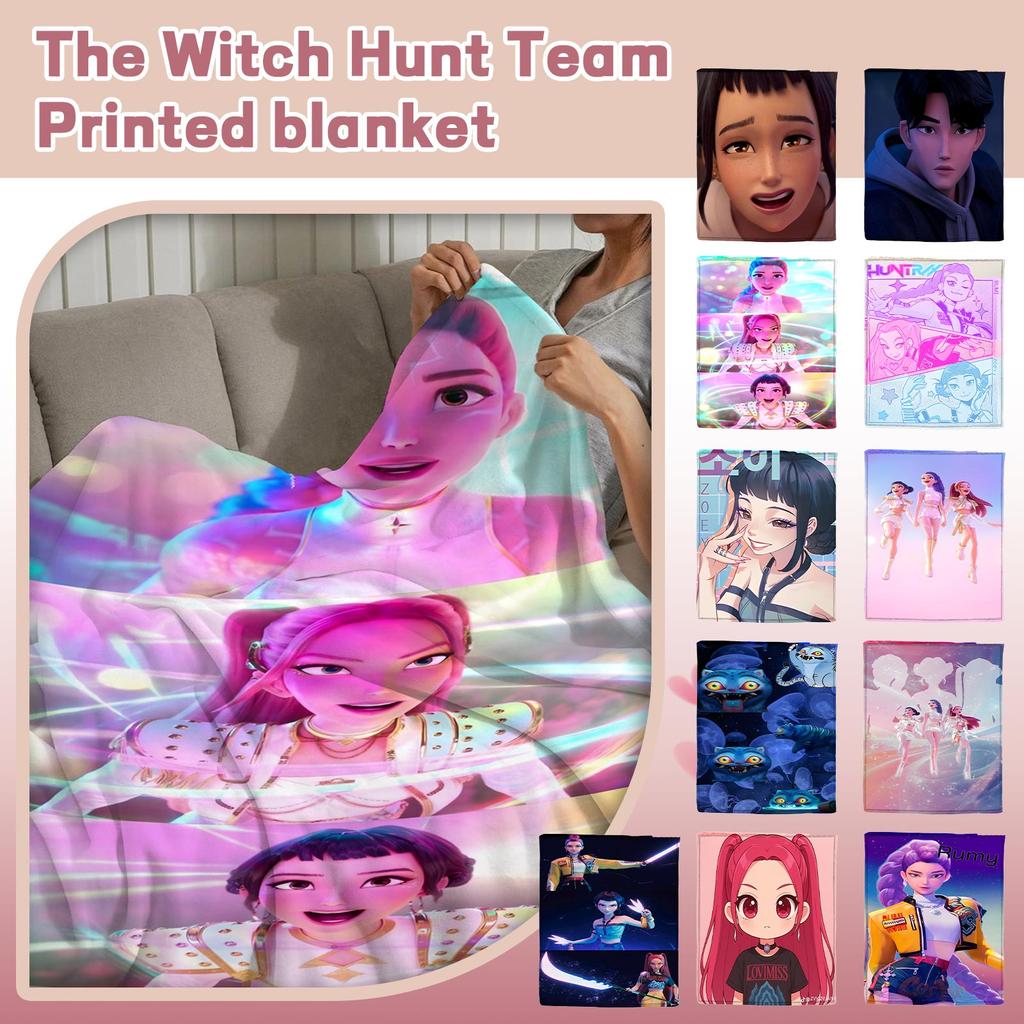 Flannel Digital Printed Blanket Conditioning Blanket Sofa Blanket Girl Gift