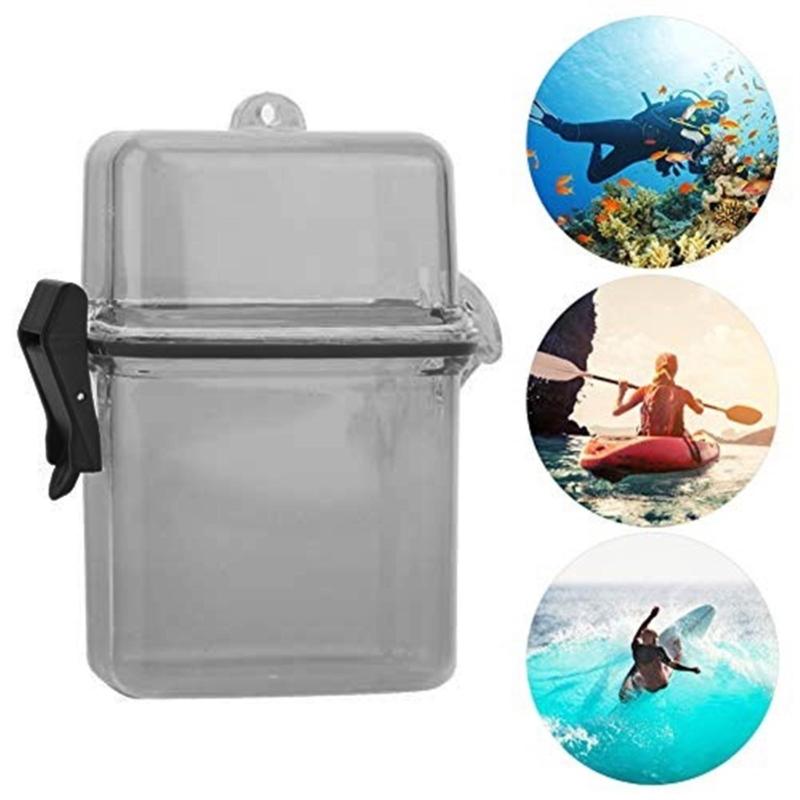 Portable Floating Watertight Case Waterproofs Diving Seal Box with Rope Hook Diving Sealing Dry Storage Box Easy To Use