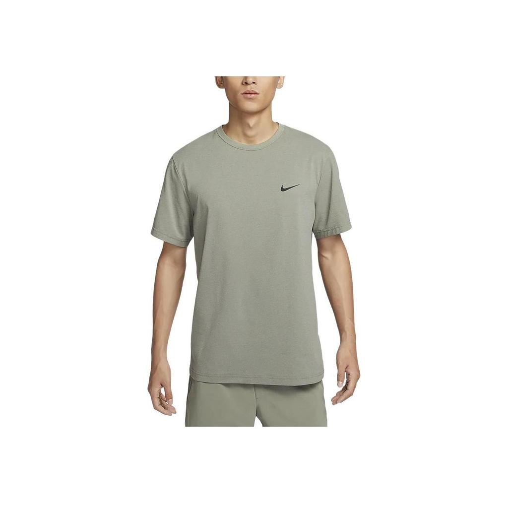 Nike Dri-Fit Hyverse Jednofarebné Mäkké Rýchloschnúce Tričko s Krátkym Rukávom Pánske Topánky Tmavo-Blatovo-Sivá Čierna DV9840053