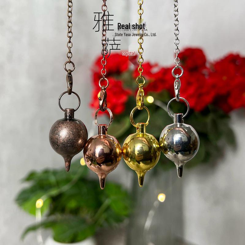 

Gold-Plated Copper Pendant with Antique Bronze Finish