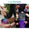 A55F-LESHARE Yoyo Magic Yoyo Professional Competition Level YOYO Ball Single Metal Alloy YOYO Ball