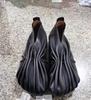 Johnature Retro Handmade Pleated Flats Genuine Leather Round Toe Soft Soled Lightweight Women's Slip-on Shoes