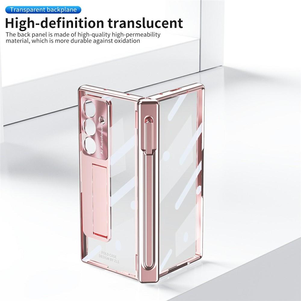 Case for Samsung Galaxy Z Fold7 5G, with stand, rose gold