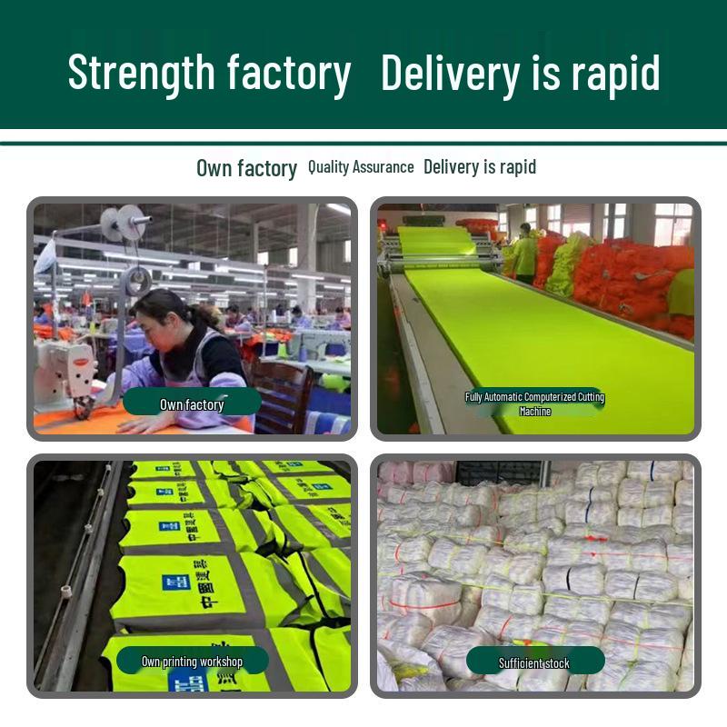 Rui Chuang Multi-Pocket Reflective Safety Vest for Construction and Transportation