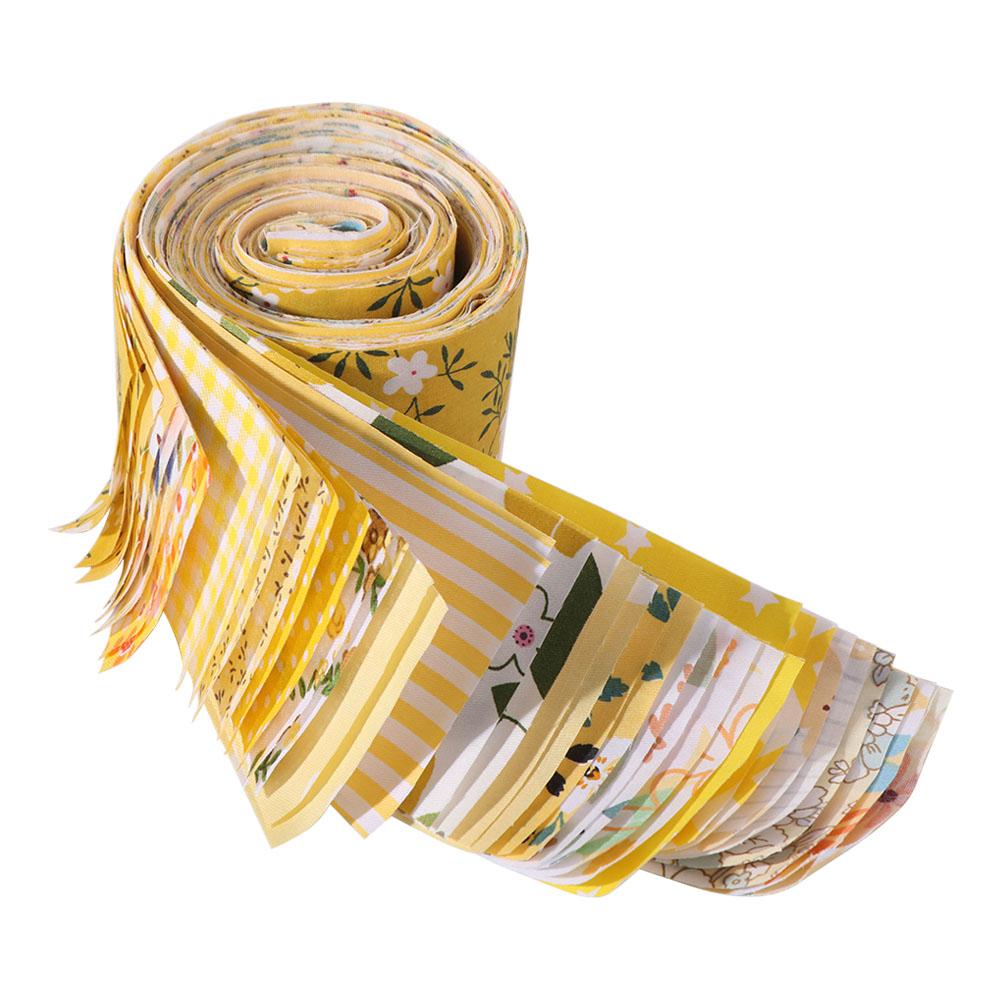 40 STÜCKE Jelly Roll Floral Baumwollstoff DIY Bunt Bedruckter Patchworkstoff Quiltstreifen Handgefertigtes Nähmaterial Stoff