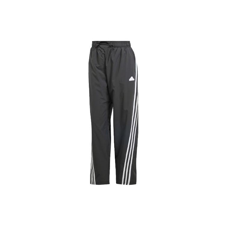 

New Adidas Future Icons 3 Stripes Woven Pants Vintage Knitted Sweatpants Women s Black IP1567 S