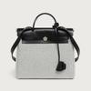 New Autumn and Winter Fashion Women's Handbag, Niche High-end Waterproof Canvas Crossbody Bag with Button Closure and Flap Design, Kelly Bag