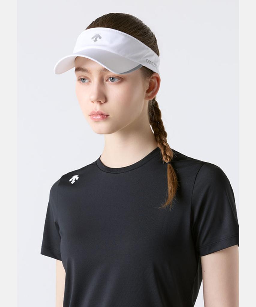 DESCENTE Running Sun Visor White Sr123Rcp13
