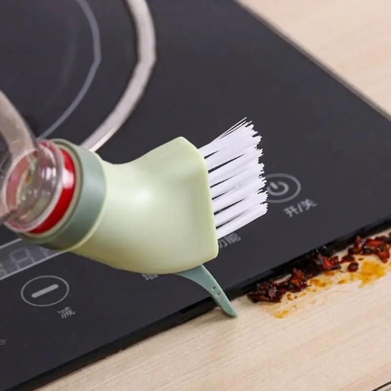Creative Multi-purpose Cleaning Brush Can Be Connected Mineral Water Bottle Dry Wet Dual-use Cleaning Brush Household Gap Brush