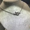Mini Diamond Horseshoe Buckle Necklace Medium Gypsy Nautical Buckle