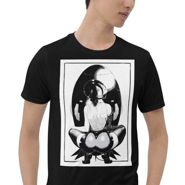 

Хитовая аниме-девушка Атомная бомба Хентай Футболка с коротким рукавом унисекс 4XL