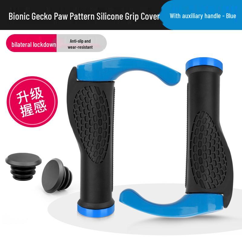 Poignées de Guidon en Caoutchouc Bullhorn pour VTT - Accessoires d'Extrémité de Guidon de Vélo