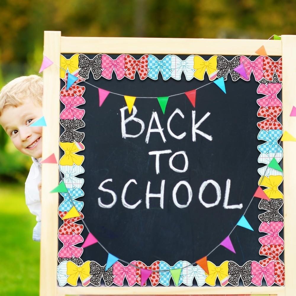 Back-to-School Decor Bulletin Board Border Poster Border Stickers  for Classroom Decorations