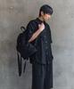 Piari Nylon Utility Cargo Backpack (Black)