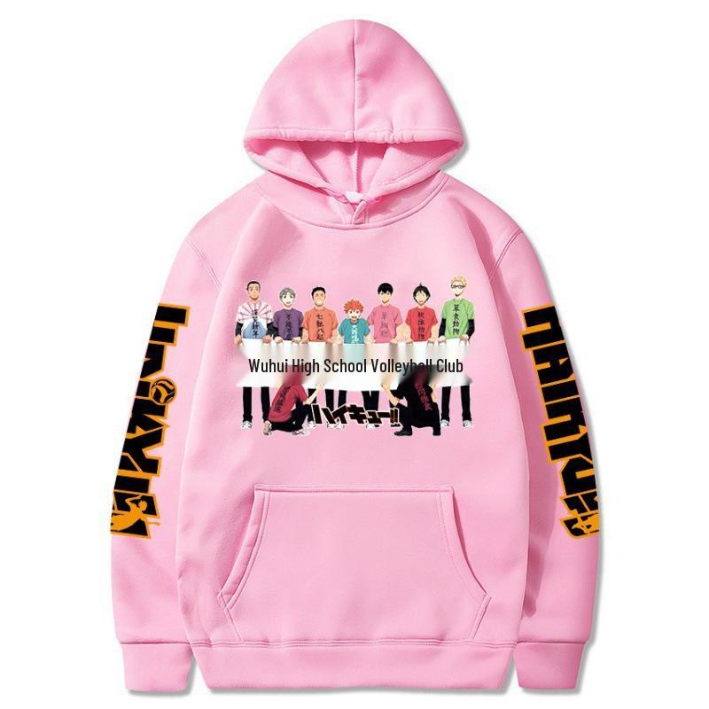 Haikyuu Anime Student Hoodie - Creative Japanese Sweatshirt