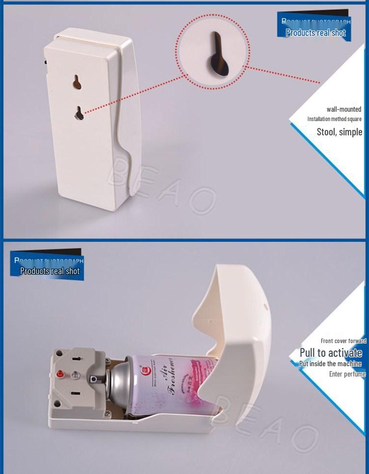 Automatic Air Freshener Timer & Fragrance Diffuser for Hotel Toilets