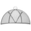 Firepit Spark Screen Lid, 40" Diameter, Outdoor Firepit Ring Cover Round Accessories, Fire Pit Metal Cover, Easy-Opening Stainless Steel Fire Ring