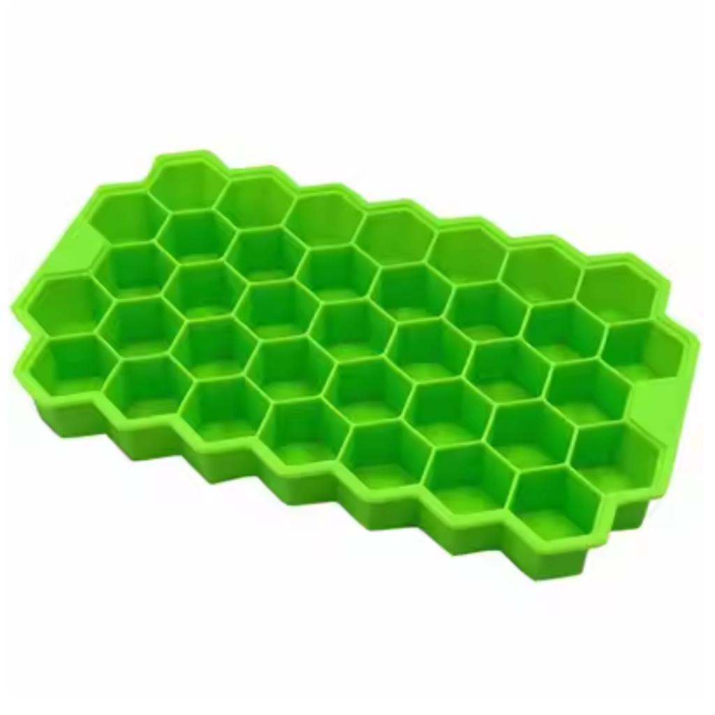 1pcs Honeycomb 37 Lattice Cube Tray Maker Without Lid DIY Ice Mold