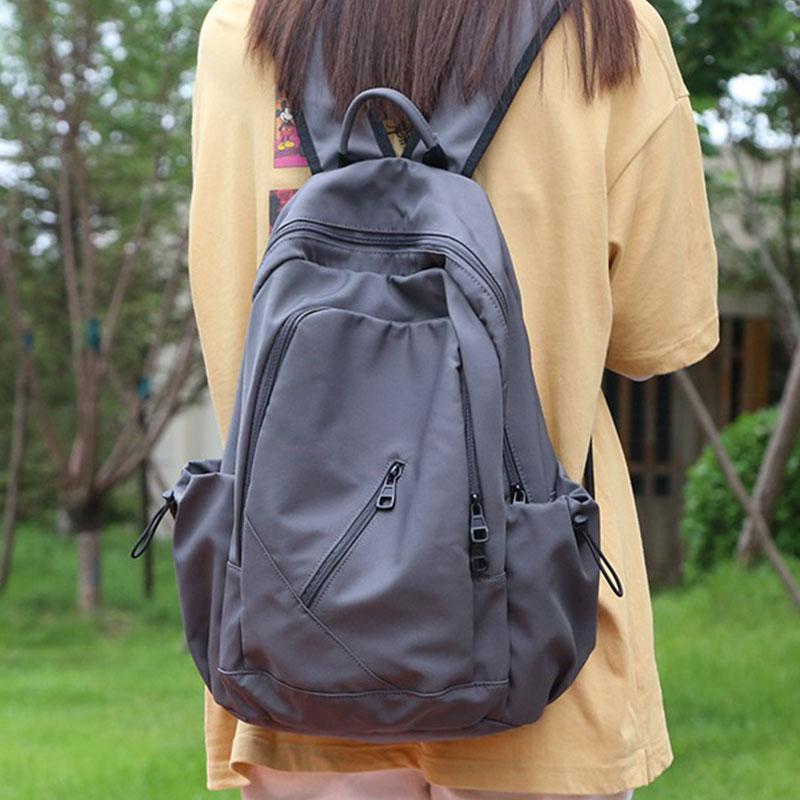 Women's Backpacks Casual Lightweight Nylon Girls School Bag Fashion Women Travel Backpack Men's 15 inch Laptop Bags