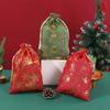 5pcs/lot Multi-color Christmas Drawstring Storage Bag Candy Jewelry Toy Presents