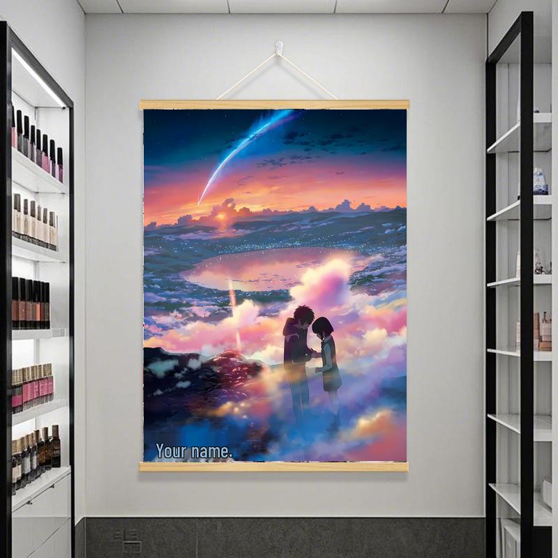 Your Name Anime Beautiful Girl Healing Poster - Bedroom Dorm Decor HD Wall Sticker