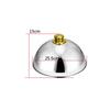 Stainless Steel Food Dome Cover Round Heavy Duty Serving Lid for Flat Outdoor Bbq Catering Campers Basting Steaming