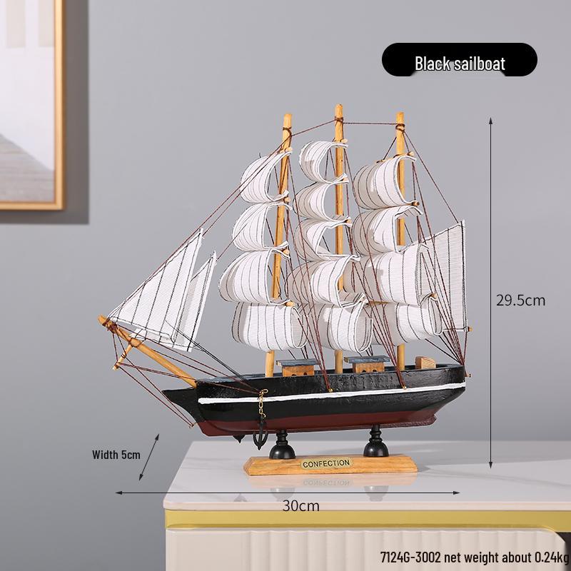 Segelboot Ornament - Modell für ruhige Fahrt zur Dekoration von Zuhause oder Büro