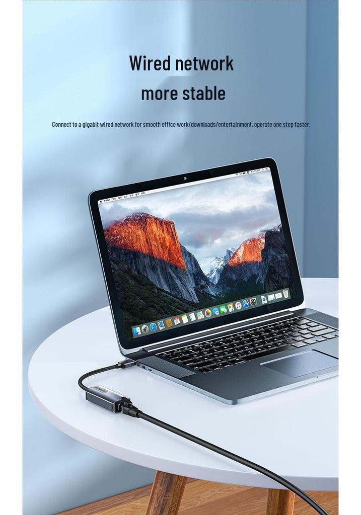 Shan Ze Type-C USB to Gigabit Ethernet Wired Network Adapter