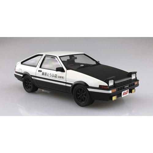 Aoshima Bunka Kyozai Initial D No.1 Takumi Fujiwara AE86 Trueno Project D Specification 1/24 Scale Plastic Model