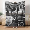 Coperta con Nome Personalizzato Mbappe Coperta Leggera Personalizzabile Morbida e Accogliente Adatta per Letto Decorazione Casa Divano Divano Quattro Stagioni Multiuso