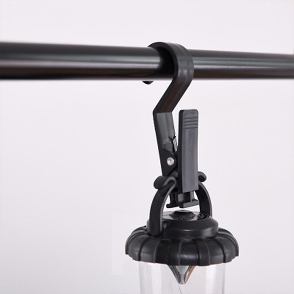 8 Pcs Heavy Duty Tent Lights Hook Canopy Clip Practical Clothespin Outdoor Camping Clips Tent Accessories Easy to Use