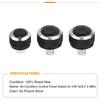 3pcs Air Conditioning Control Switch Knob Button Aluminum A/C Control Panel Switch Knob for MK5 MK5 B6 2005-2009