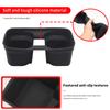 For 2016- Toyota Tacoma Central Console Cup Holder Silica Gel Pad Interior Upgraded Accessories
