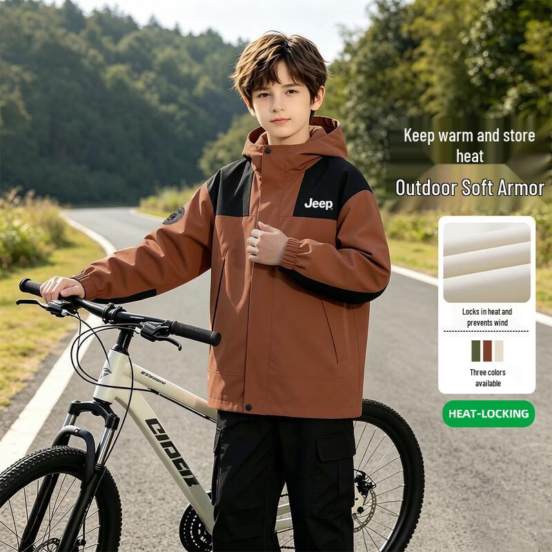 JEEP Kids' Windproof Thermal Outdoor Jacket