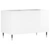 Vinyl Record Cabinet High Gloss White 74.5 x 38 x 48 cm Engineered Wood