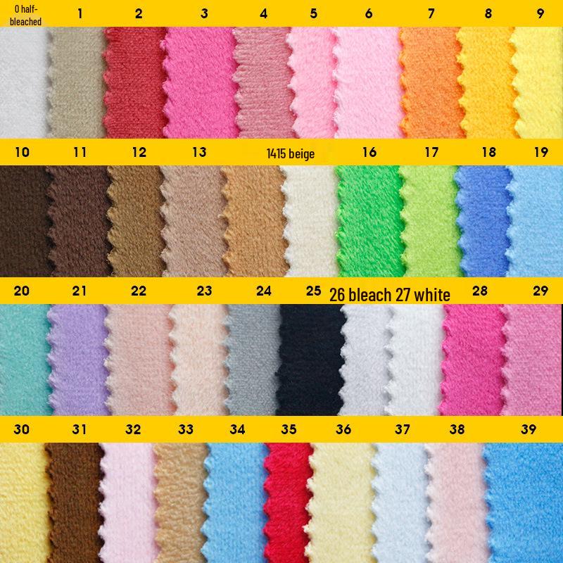 Crystal Soft 1mm Short Plush Fabric for Dolls & Pillows