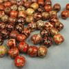 Louleur Big Hole Natural Wooden Beads For Jewelry Making  Fit Necklace Bracelet Charm Stripes Loose Wood Abacus Bead