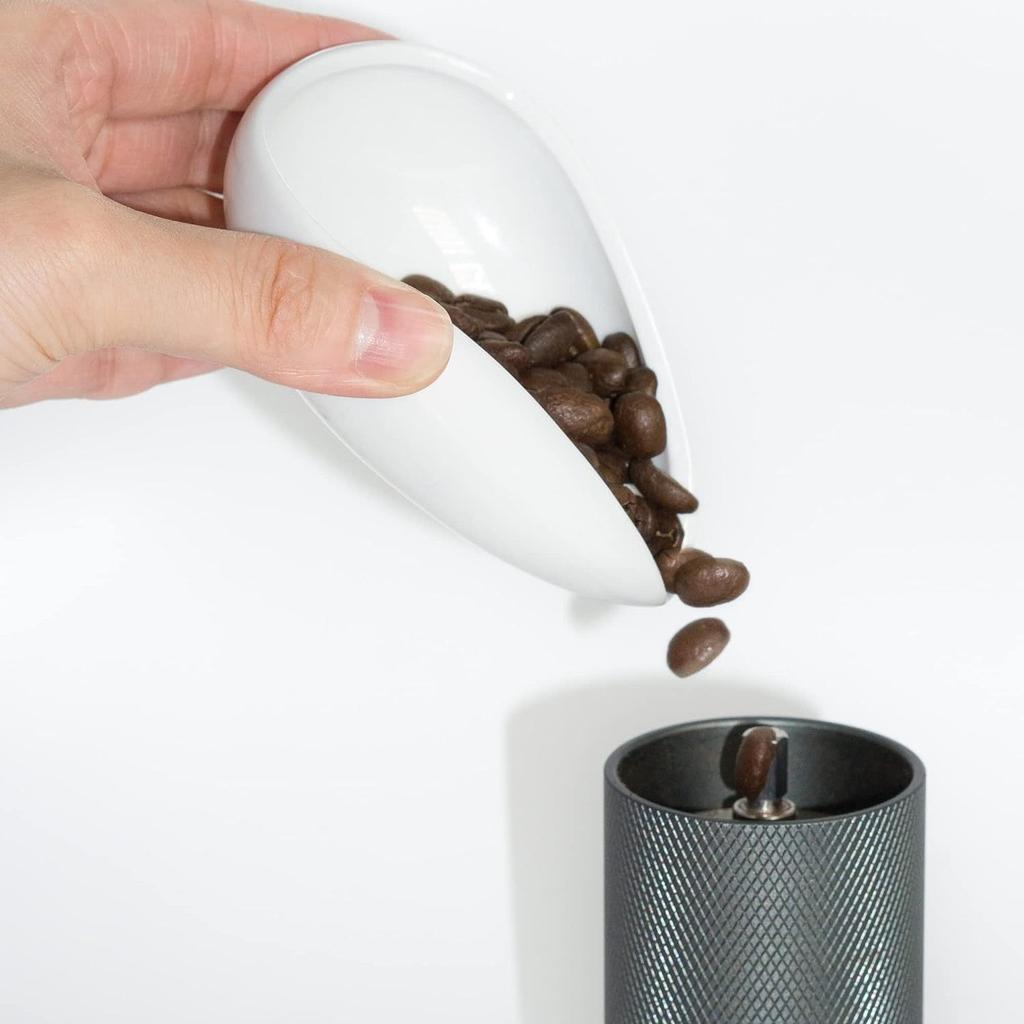 Ceramic Coffee Bean Dosing Cup with Anti-Static Spray Bottle Tea Leaves Measuring Tray Barista Scoops Set for Precision Brewing