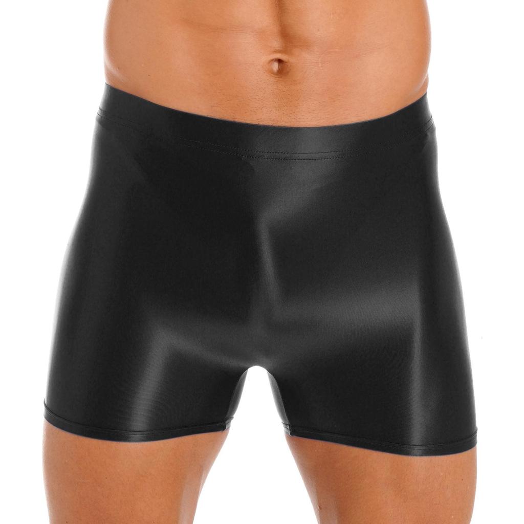 Ultradünne, bequeme Boxershorts, Badehose, Unterwäsche, Strandbekleidung, Sport-Badehose für Herren